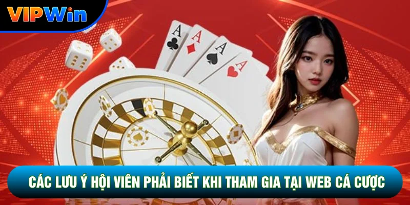 Các lưu ý hội viên phải biết khi tham gia tại web cá cược