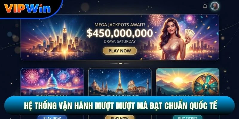 Hệ thống vận hành mượt mượt mà đạt chuẩn quốc tế