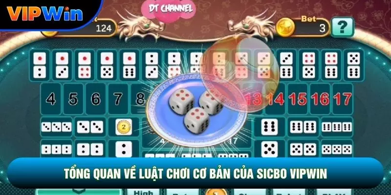 Tổng quan về luật chơi cơ bản của Sicbo vipwin